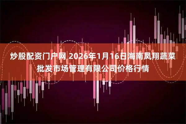 炒股配资门户网 2026年1月16日海南凤翔蔬菜批发市场管理有限公司价格行情